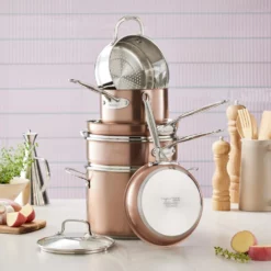 Baccarat Signature 6 Piece Cookware Set Copper -Cookware Shop 1034049 BCSIGNATURECOOKSET7PCCOPPER 01