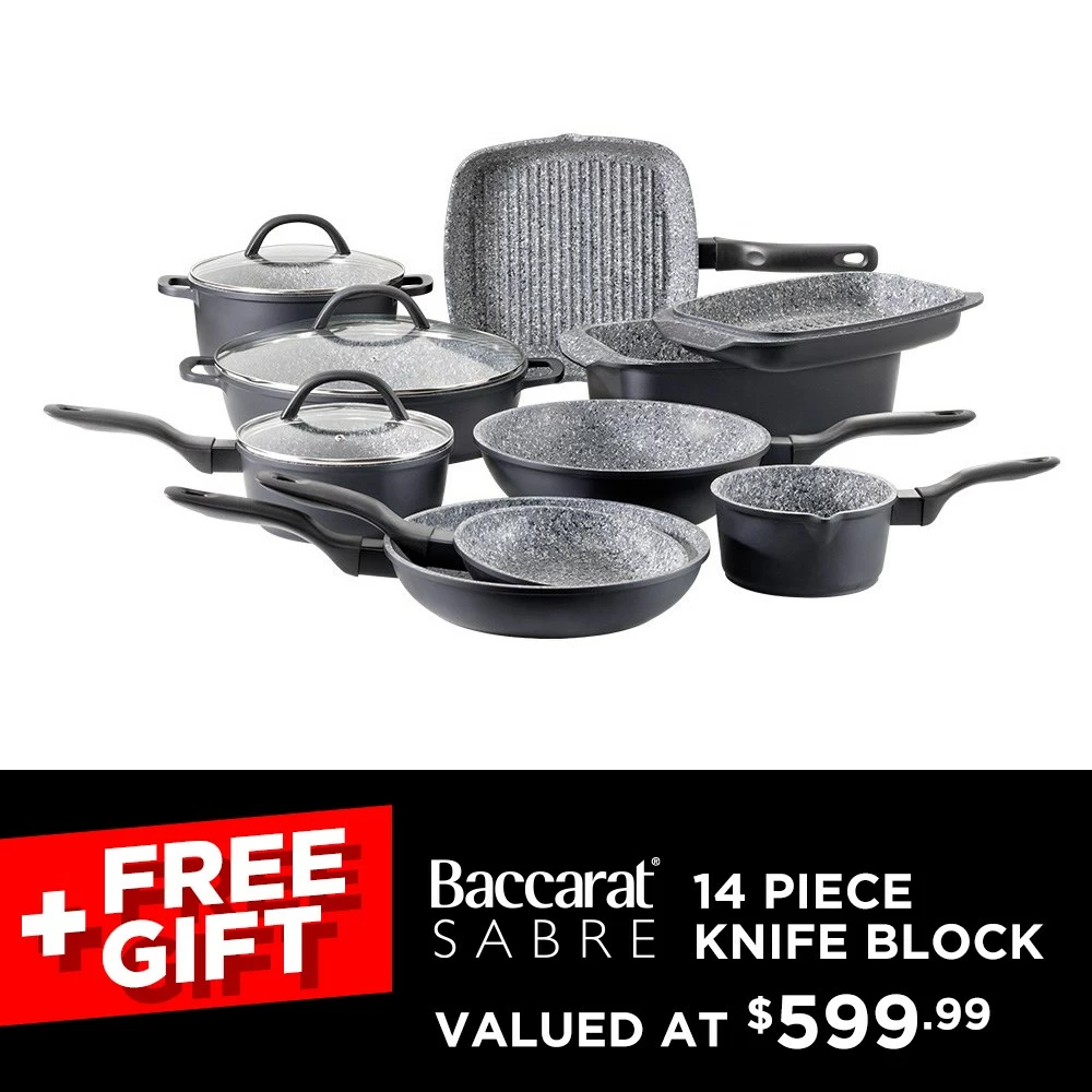 Baccarat STONEX2 10 Piece Non Stick Cookware Set 3 Baccarat STONEX2 10 Piece Non Stick Cookware Set