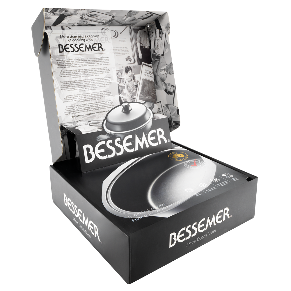 Bessemer Non Stick Dutch Oven 28cm Ebony 11 Bessemer Non Stick Dutch Oven 28cm Ebony - Image 9