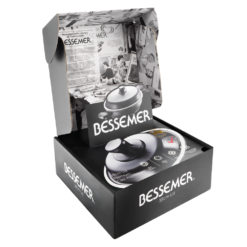 Bessemer Universal Lid 18cm Ebony -Cookware Shop 1037717 Bessemer 18cm Lid Black 0003