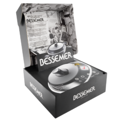 Bessemer Universal Lid 24cm Ebony -Cookware Shop 1037719 Bessemer 24cm Lid Black 0001
