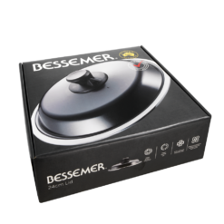 Bessemer Universal Lid 24cm Ebony -Cookware Shop 1037719 Bessemer 24cm Lid Black 0001 08bb8d65 ee66 4454 92f9 ed8fde496544