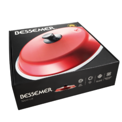 Bessemer Universal Lid 32cm Red -Cookware Shop 1037723 Bessemer 32cm Lid Red 0003
