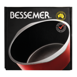 Bessemer Non Stick Casserole 28cm Red -Cookware Shop 1037735 Bessemer 28cm Casserole Red 0002