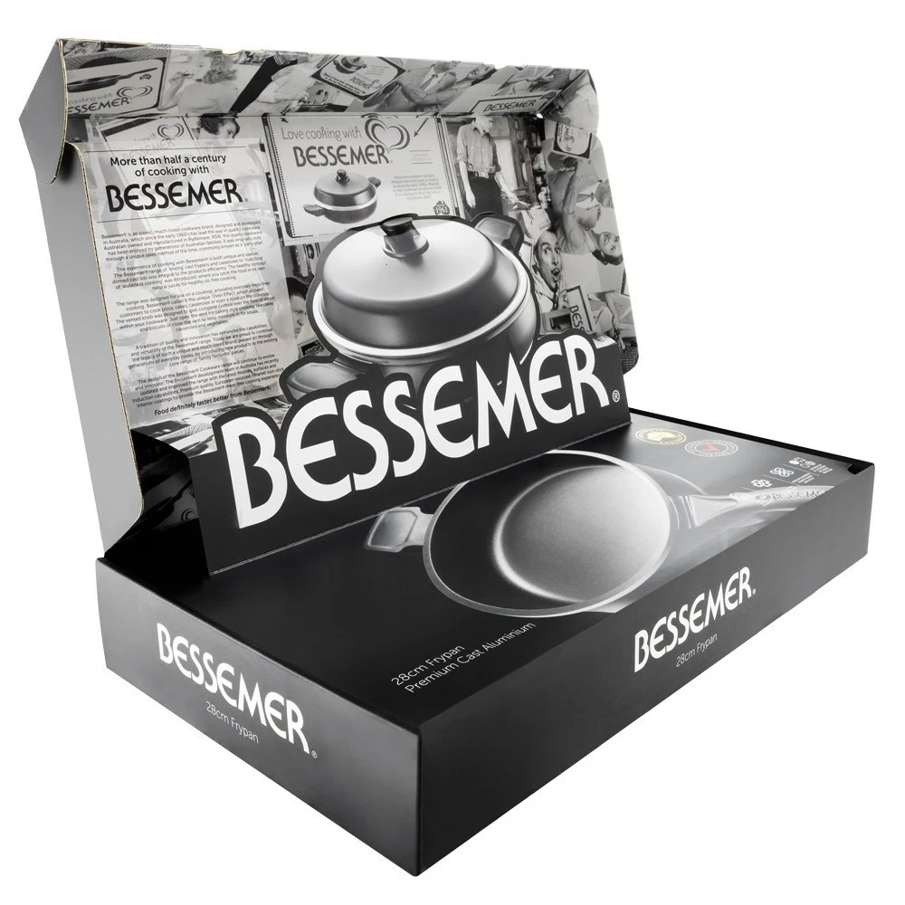 Bessemer Non Stick Frypan 28cm Ebony 10 Bessemer Non Stick Frypan 28cm Ebony - Image 8