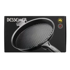 Bessemer Non Stick Grill Pan 32cm Ebony 17 Bessemer Non Stick Grill Pan 32cm Ebony -Cookware Shop BES 1037704 6