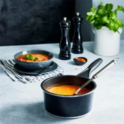 Bessemer Non Stick Saucepan 20cm Ebony -Cookware Shop BES 1037709 2