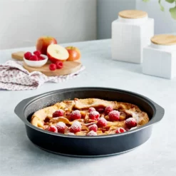 Bessemer Non Stick Round Baking Dish 34cm Ebony 13 Bessemer Non Stick Round Baking Dish 34cm Ebony -Cookware Shop BES 1037715 3