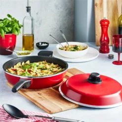 Bessemer Universal Lid 32cm Red -Cookware Shop BES 1037723 2