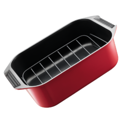 Bessemer Red Non Stick Roaster & Grill 34cm -Cookware Shop BES 1039057 2
