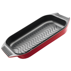 Bessemer Red Non Stick Roaster & Grill 34cm -Cookware Shop BES 1039057 4