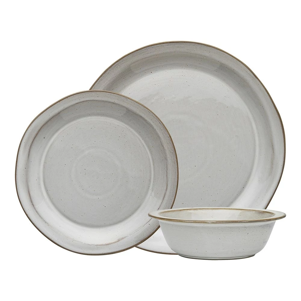 Ecology Tahoe 12 Piece Dinner Set Nougat 3 Ecology Tahoe 12 Piece Dinner Set Nougat