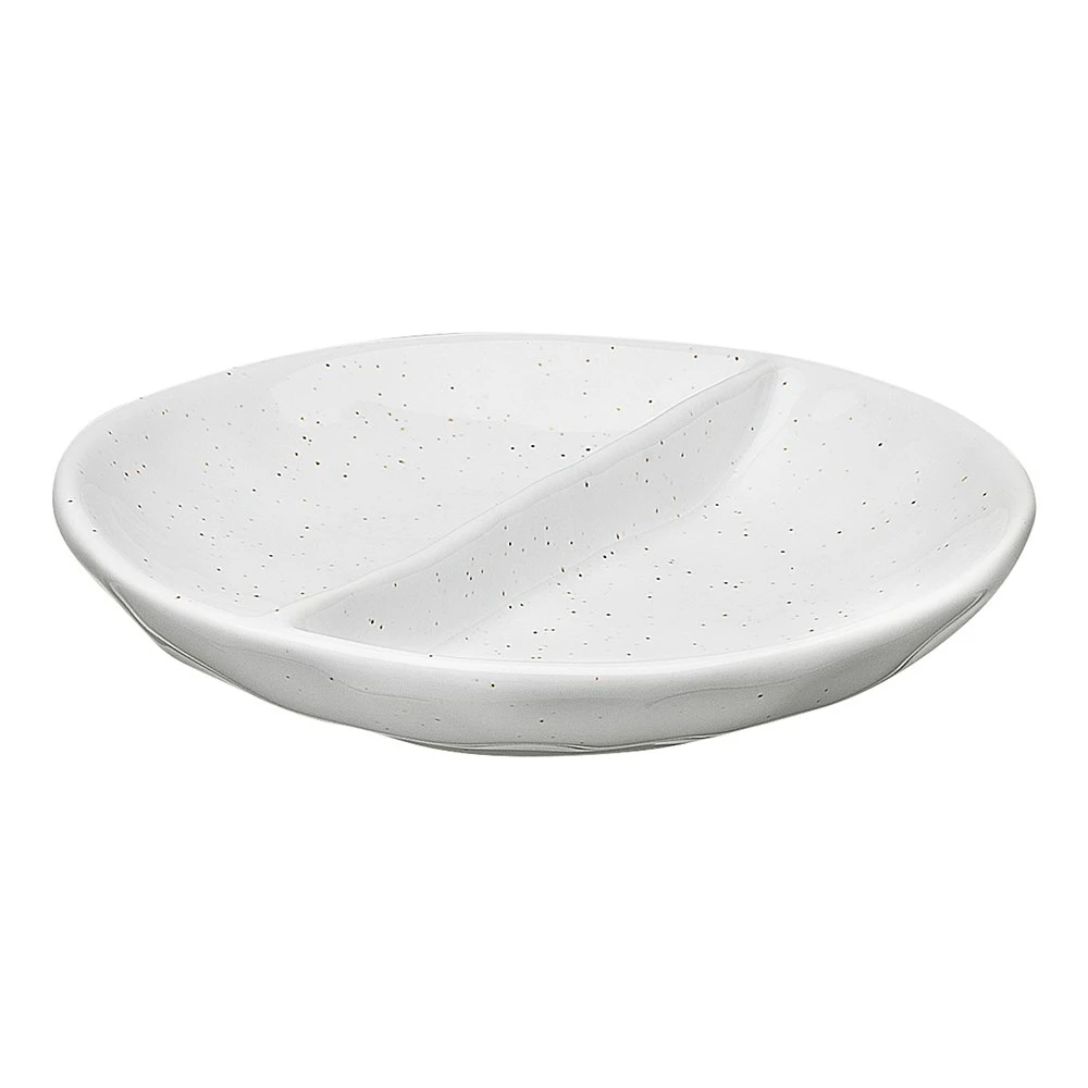 Ecology Speckle Salt & Pepper Pinch Dish Milk 3 Ecology Speckle Salt & Pepper Pinch Dish Milk