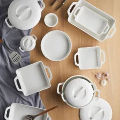 Ecology Signature Porcelain Square Baking Dish 32cm White -Cookware Shop CWM EC15415 4