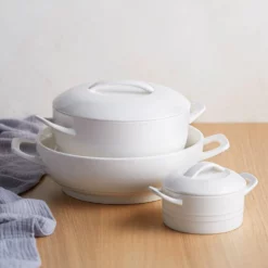 Ecology Signature Porcelain Casserole With Lid 300ml Set Of 2 -Cookware Shop CWM EC15419 3