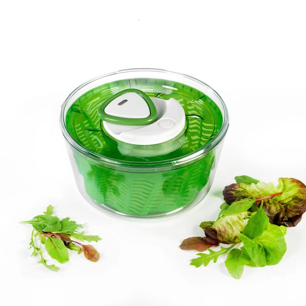 Zyliss Easy Spin 2 Small Salad Spinner Green 4 Zyliss Easy Spin 2 Small Salad Spinner Green - Image 2
