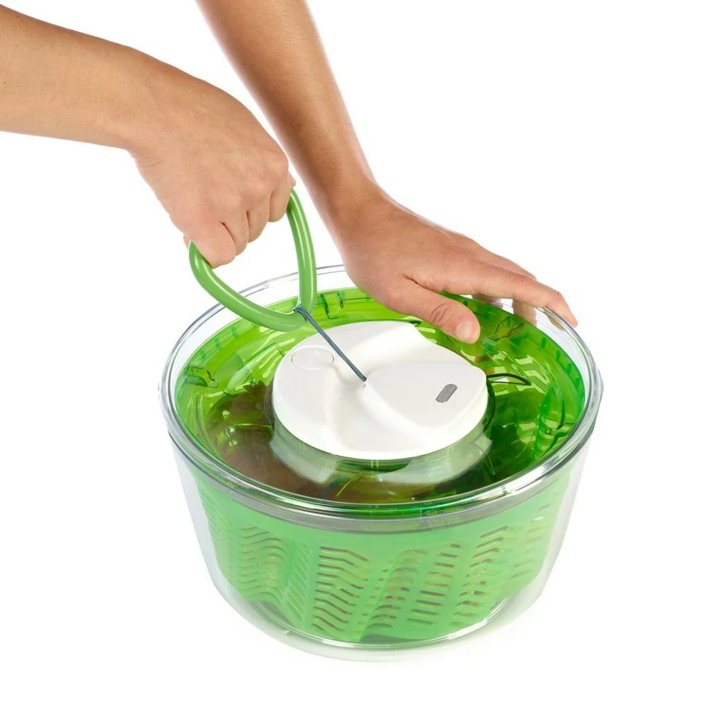 Zyliss Easy Spin 2 Small Salad Spinner Green 6 Zyliss Easy Spin 2 Small Salad Spinner Green - Image 4