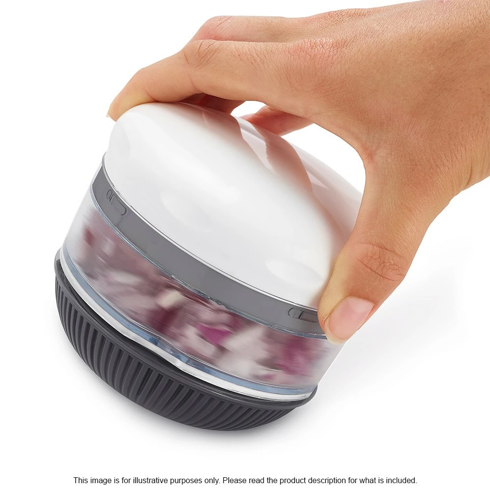 Zyliss Stainless Steel & Plastic Twist & Roll Mini Chopper 5 Zyliss Stainless Steel & Plastic Twist & Roll Mini Chopper - Image 3