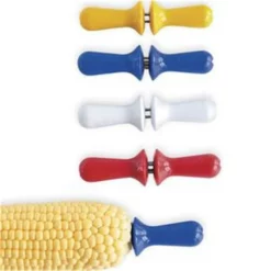 Zyliss Primary Colours 4 Pairs Of Corn Holders -Cookware Shop DKS 1387 2