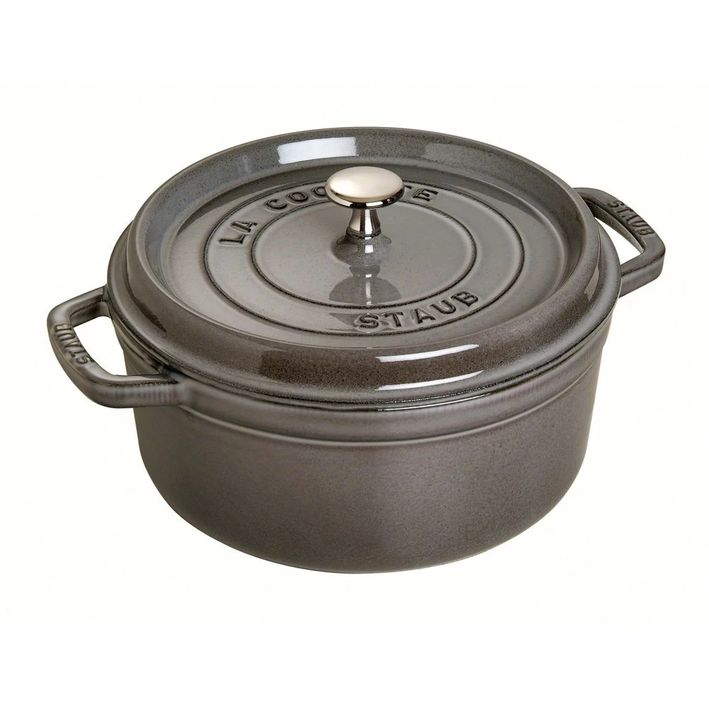 Staub Round Cocotte Graphite 18cm 3 Staub Round Cocotte Graphite 18cm