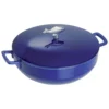 Staub Enamelled Cast Iron Bouillabaisse Pot 28cm Blue