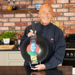 Ken Hom Excellence Carbon Steel Non Stick Wok 35cm -Cookware Shop DKS 71005 5