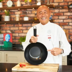 Ken Hom Excellence Carbon Steel Wok 32cm -Cookware Shop DKS 71024 4