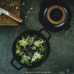 Fiskars Norden Cast Iron Non-Stick Casserole 6L -Cookware Shop FIS 1026566 5