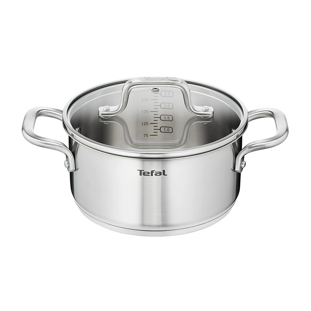 Tefal Virtuoso Induction Stainless Steel Stewpot 20cm 3.1L 3 Tefal Virtuoso Induction Stainless Steel Stewpot 20cm 3.1L