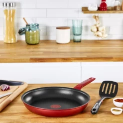 Tefal Daily Chef Red Induction Non Stick Frypan 24cm -Cookware Shop GSA G2730422 2