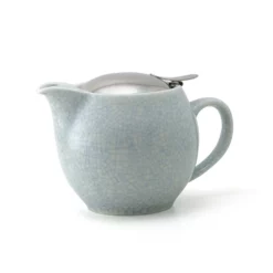Zero Japan Universal Ceramic Teapot 450ml Blue Artisan Crackle