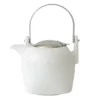 Zero Japan Kyoto Ceramic Teapot 950ml White 1 Zero Japan Kyoto Ceramic Teapot 950ml White -Cookware Shop HAL BBN30WH