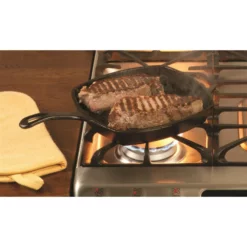 Lodge Cast Iron Grill Pan 27cm 8 Lodge Cast Iron Grill Pan 27cm -Cookware Shop HAL L8SGP3 3