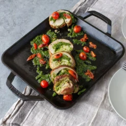 Lodge Chef Collection Cast Iron Square Griddle 28cm -Cookware Shop HAL LC11SGR 5