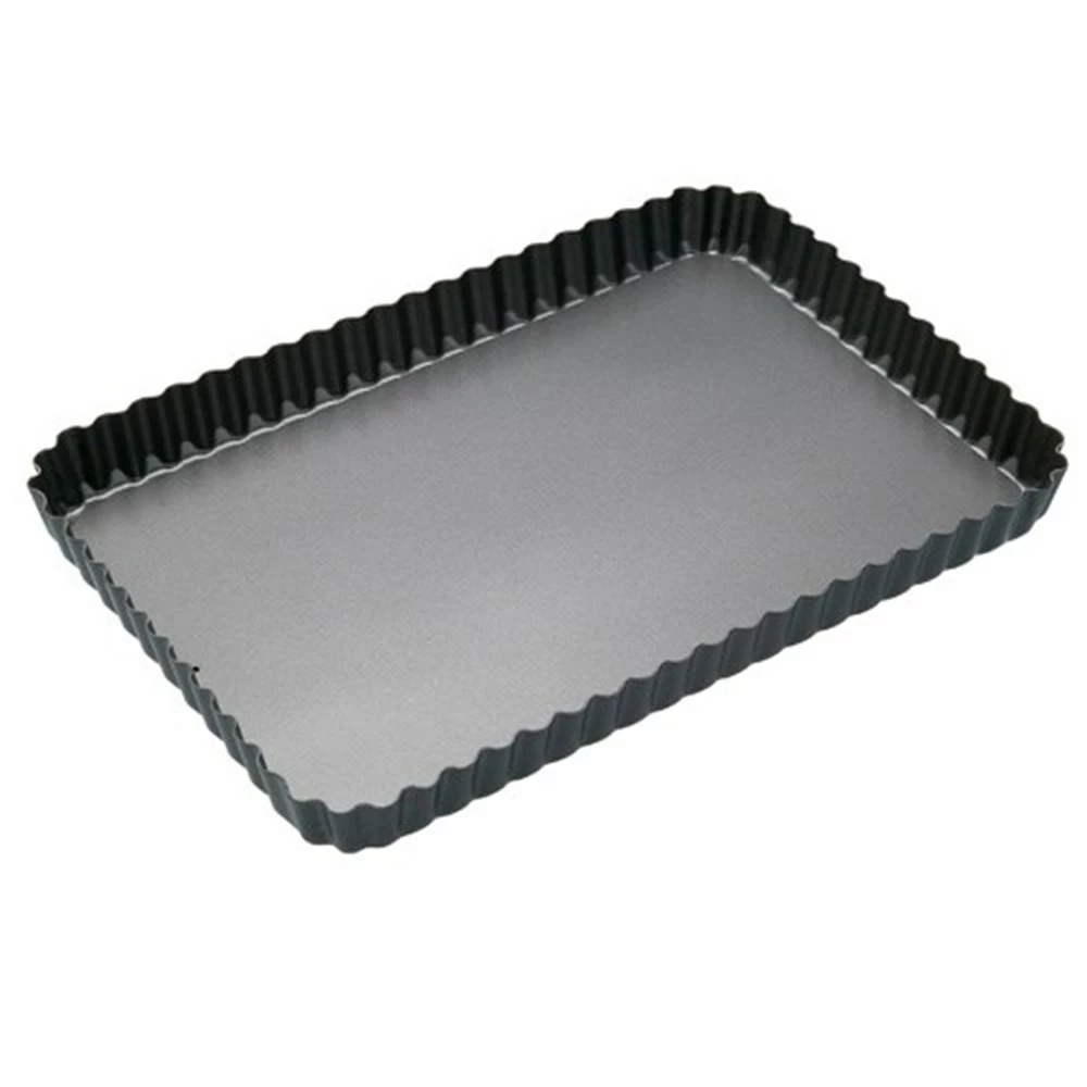 Soffritto Rectangular Loose Base Fluted Pan 31cm 3 Soffritto Rectangular Loose Base Fluted Pan 31cm