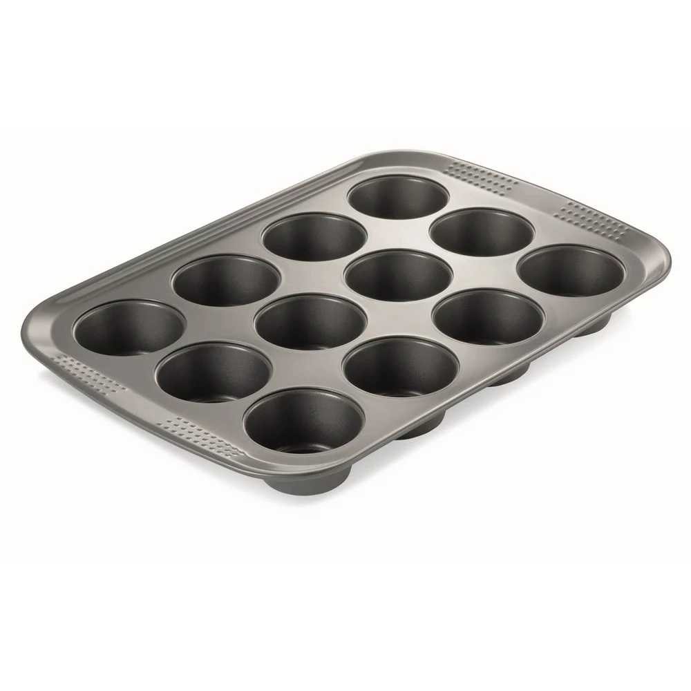 Soffritto Commercial Muffin Pan 12 Cups 3 Soffritto Commercial Muffin Pan 12 Cups