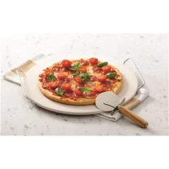 Soffritto 30cm Pizza Stone With Rack And Cutter -Cookware Shop HIM 1024888 3
