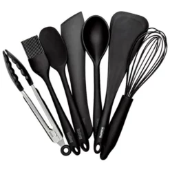 Scullery Kolori Silicone Black Double Spatula -Cookware Shop HIM 1026338 2