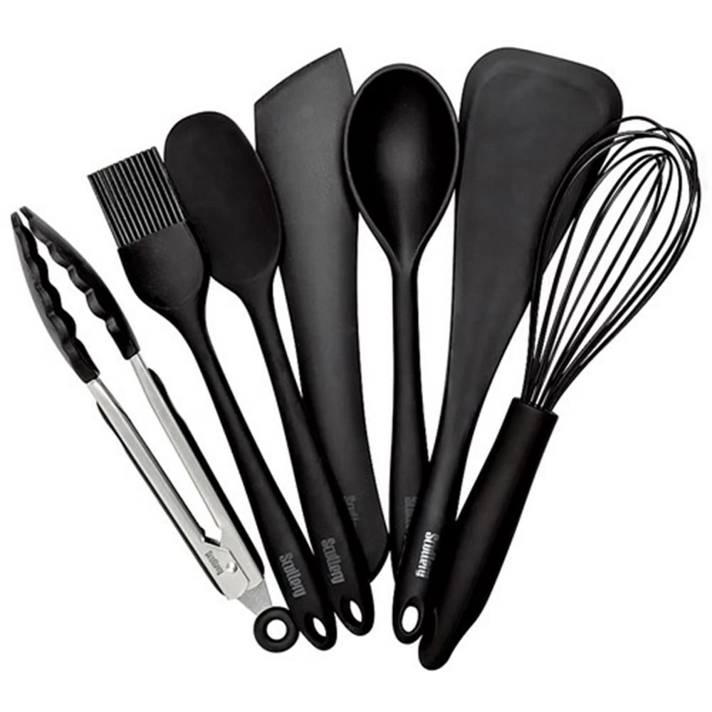 Scullery Kolori Silicone Black Whisk 4 Scullery Kolori Silicone Black Whisk - Image 2