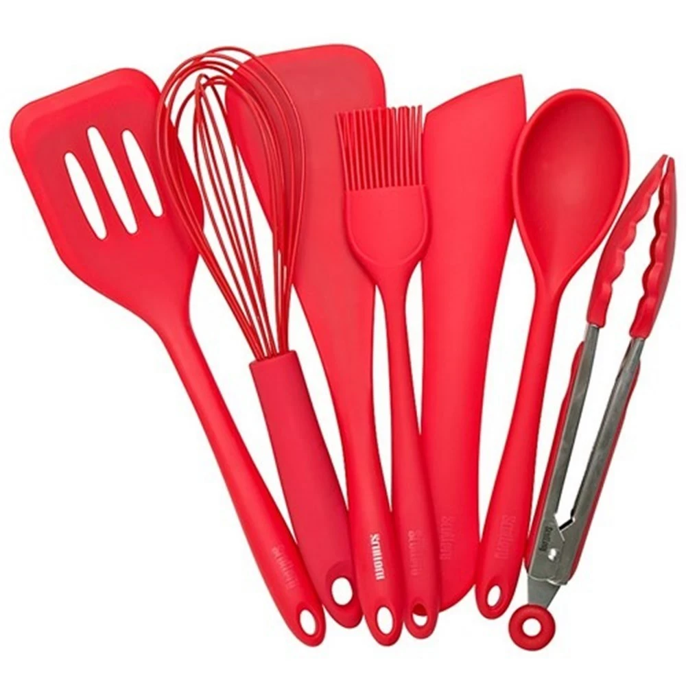 Scullery Kolori Silicone Red Whisk 4 Scullery Kolori Silicone Red Whisk - Image 2