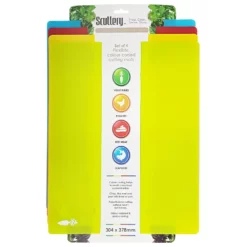 Scullery Essentials Flexible Set Of 4 Colour Coded Cutting Mat -Cookware Shop HIM 1028335 3
