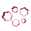 Soffritto Professional Bake Flower Cookie Cutter Set Of 5
