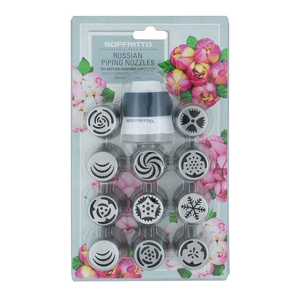 Soffritto Professional Bake Russian Nozzle Set 3 Soffritto Professional Bake Russian Nozzle Set