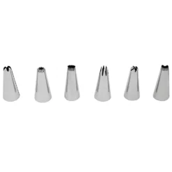 Soffritto Professonal Bake Stainless Steel Nozzle Set Of 6 5 Soffritto Professonal Bake Stainless Steel Nozzle Set Of 6 -Cookware Shop HIM 1029129 2