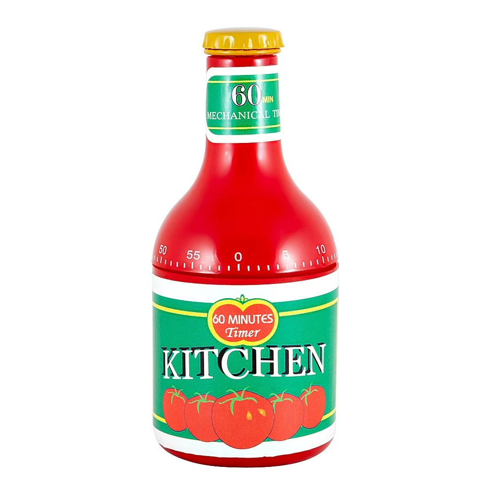 Scullery Essentials Plastic 60 Minute Mechanical Timer Tomato Sauce 3 Scullery Essentials Plastic 60 Minute Mechanical Timer Tomato Sauce