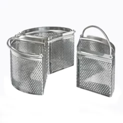 Soffritto A Series Stainless Steel Divided Steaming Basket 18 X 10cm