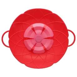 Scullery Kolori Silicone No Spill Lid 25.5cm Red