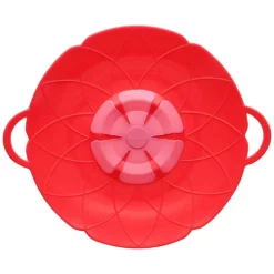 Scullery Kolori Silicone No Spill Lid 29.5cm Red