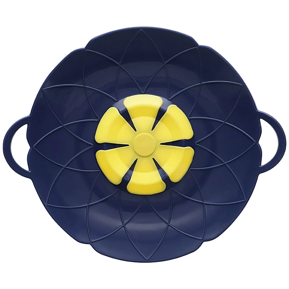 Scullery Kolori Silicone No Spill Lid 29.5cm Navy 3 Scullery Kolori Silicone No Spill Lid 29.5cm Navy