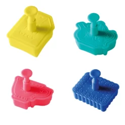 Soffritto Professional Bake 4 Piece Tea Cookie Stamp Set